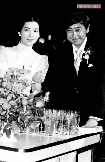 1973年、吉永小百合とテレビマン夫・岡田太郎氏の結婚披露宴