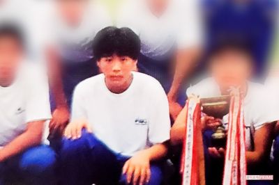 中学時代は陸上部だった徳谷容疑者（卒業アルバムより）