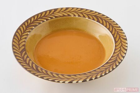 素材を生かしたスープ海老のビスク