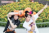 崎山つばさ＆中尾暢樹、ディズニー・ハロウィーン満喫で仮装メイ…