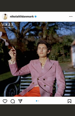デンマークのニコライ閣下（インスタグラムより）