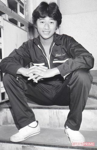 近藤真彦。ドラマ『金八先生』出演当時のマッチ（'80年撮影）