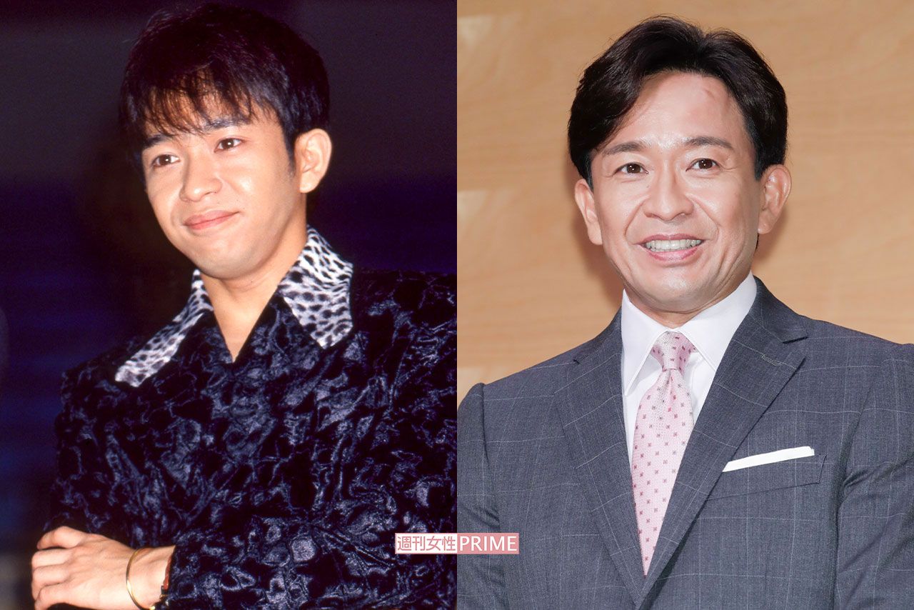 城島茂（左は26年前）