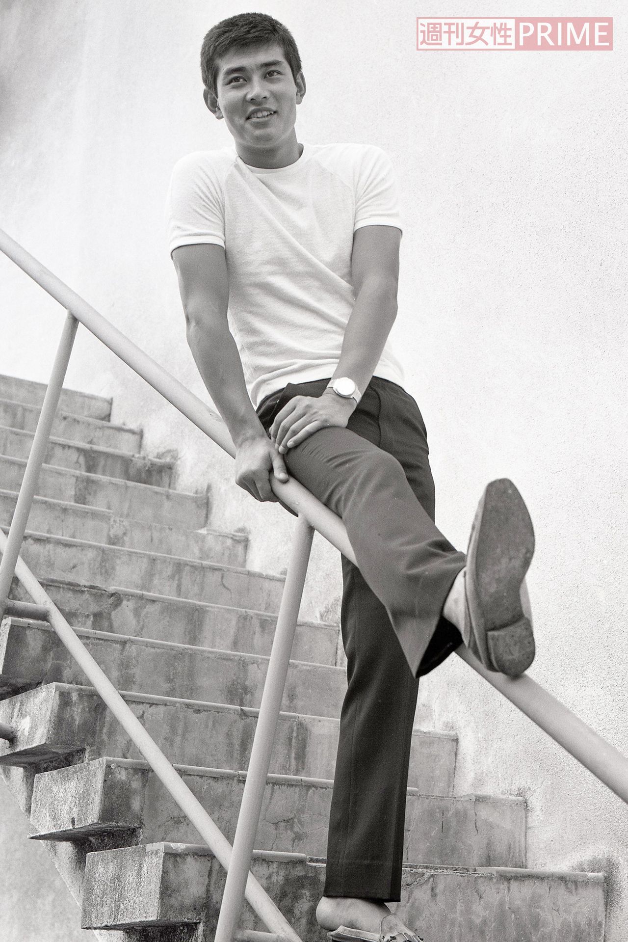 渡哲也さんは、「浅丘ルリ子100本記念の相手役募集」でスカウトされて芸能界入り。1965年に映画『あばれ騎士道』でデビューした当時の初々しい1枚　撮影／本誌写真班