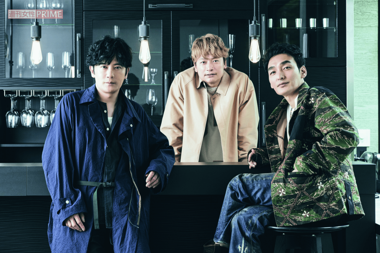 『新しい地図』稲垣吾郎（49） 草彅 剛（49） 香取慎吾（46）撮影／廣瀬靖士