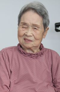 震災当時、デイサービスを利用していた大槻かちさん（89）は職員の機転で早めの避難に成功した