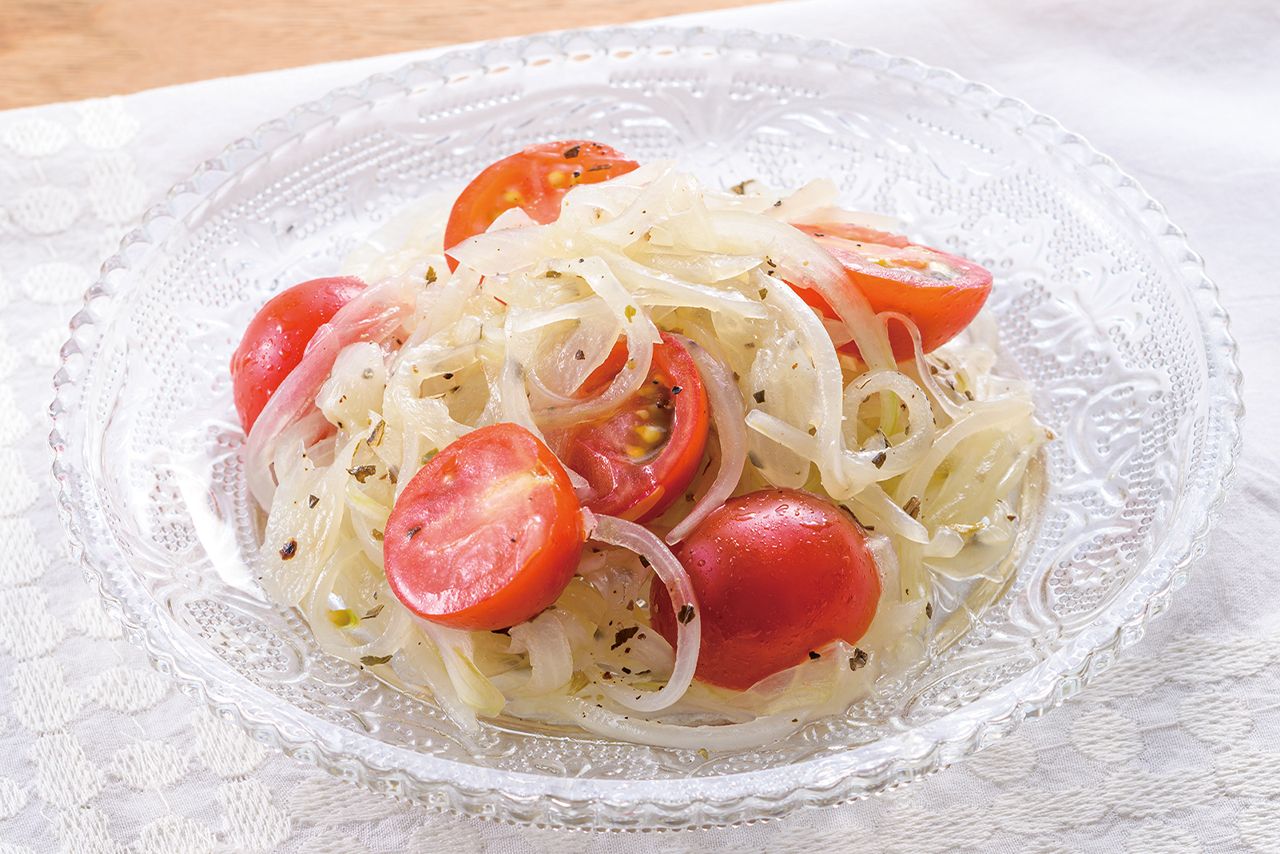 玉ねぎとトマトのマリネ