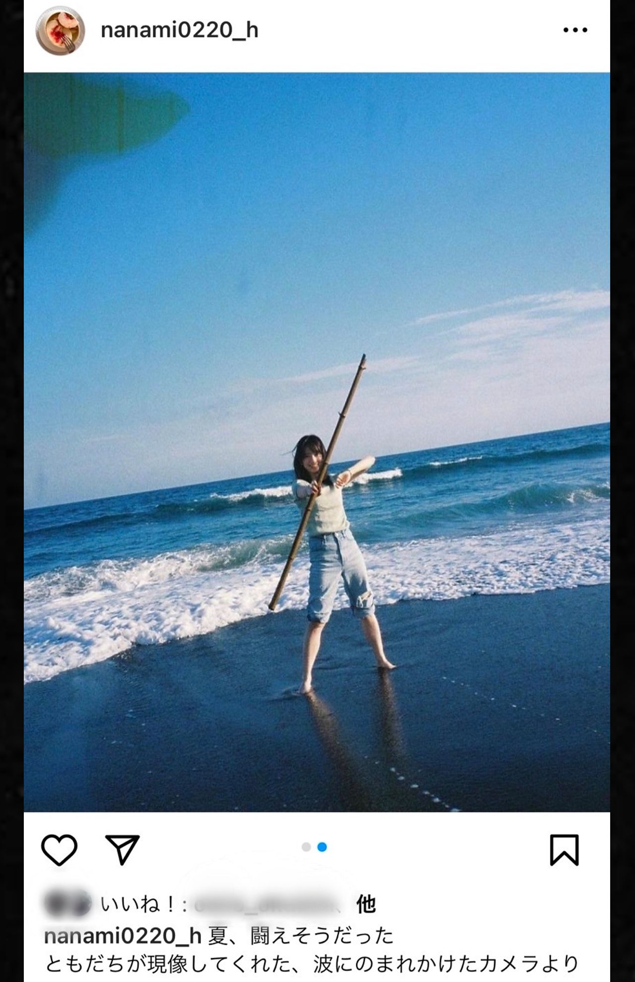 橋本奈々未Instagramより