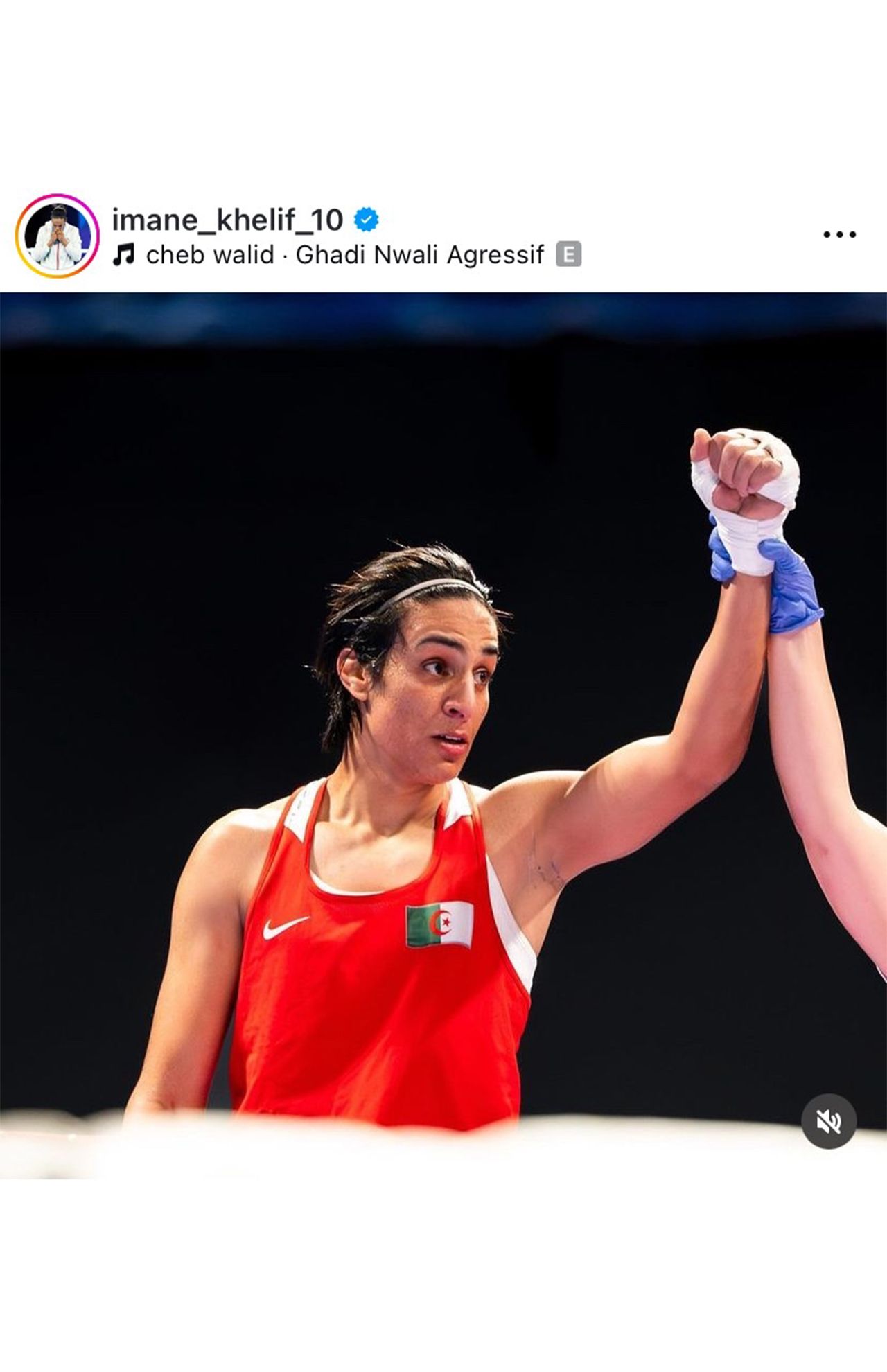 性別問題に揺れた女子ボクシングのケリフ（ケリフのインスタグラムより）