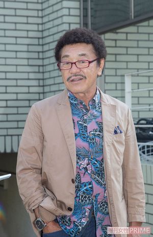 直撃取材に対応してくれた具志堅用高