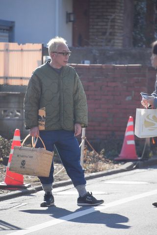 立ち止まり対応してくれる所ジョージ('20年2月)