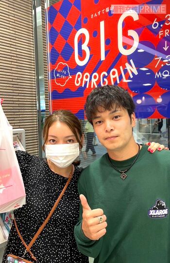 私の弟。姉を心配して？新幹線乗り場まで送ってくれました　提供／加藤綾菜