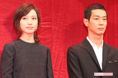 '13年公開の『劇場版SPEC〜結〜』の完成披露舞台挨拶にて　撮影／週刊女性写真班