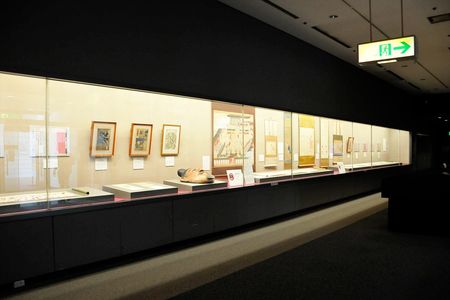 相撲博物館の館内。相撲の歴史がよくわかる