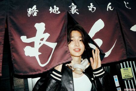 月島でもんじゃを堪能。撮影/北浦敦子