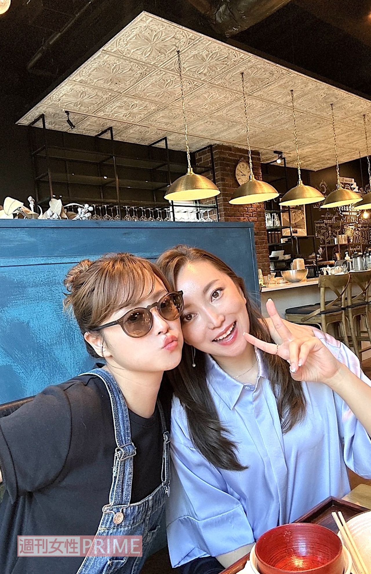 勉強で疲れた私を連れ出してくれる鈴木奈々ちゃん　写真提供／加藤綾菜