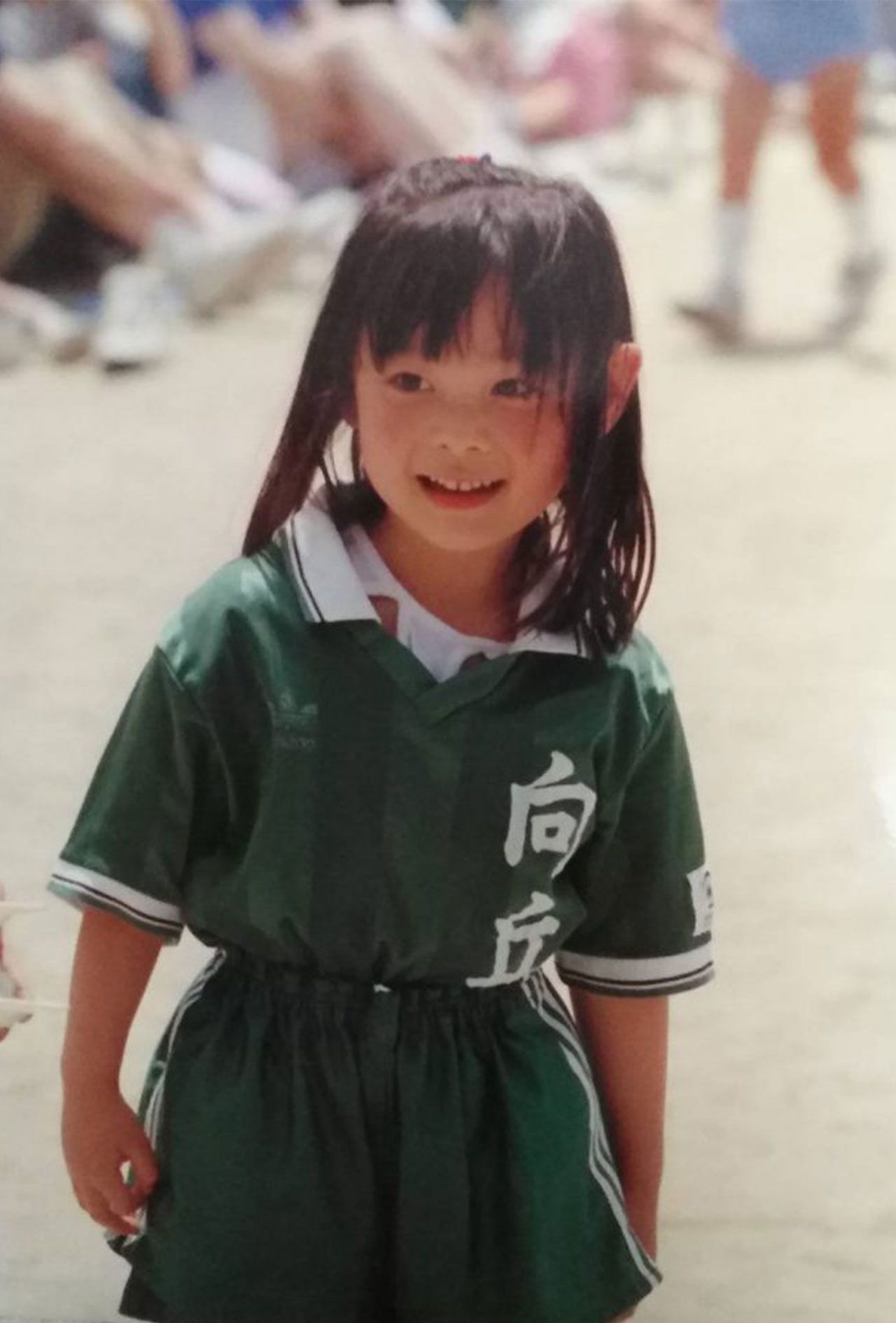 地元の小学校に通った。写真は3年生のころの牧野友香子さん