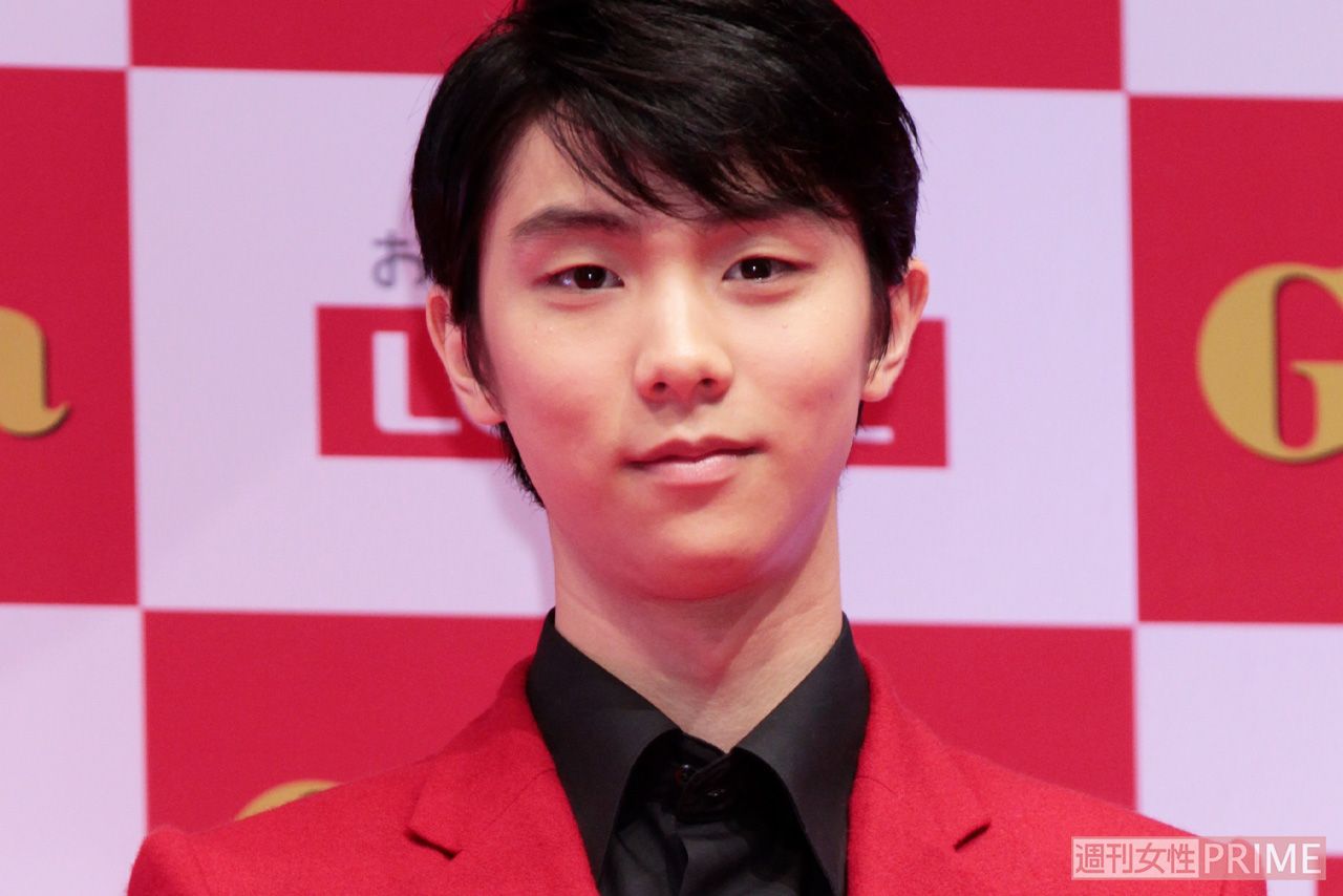 羽生結弦、ロッテ『ガーナ』のイベントにて（'15年）