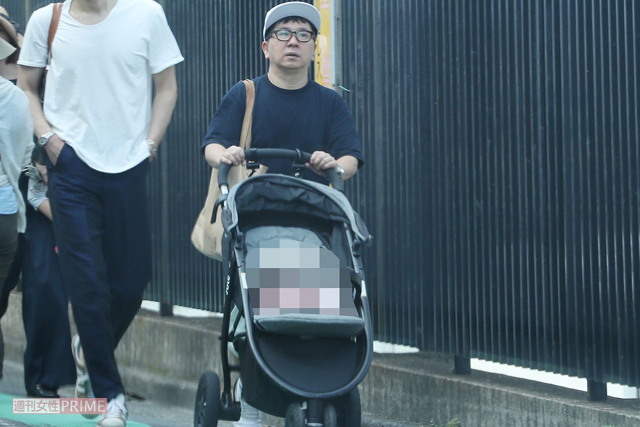 '19年、子どもの運動会に参加した田中裕二