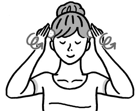 《POINT》「こっている人は、最初はすごく痛いかもしれません。ゴルフボールは刺激が強く入りやすいので、強度を調節して行いましょう」強すぎないように