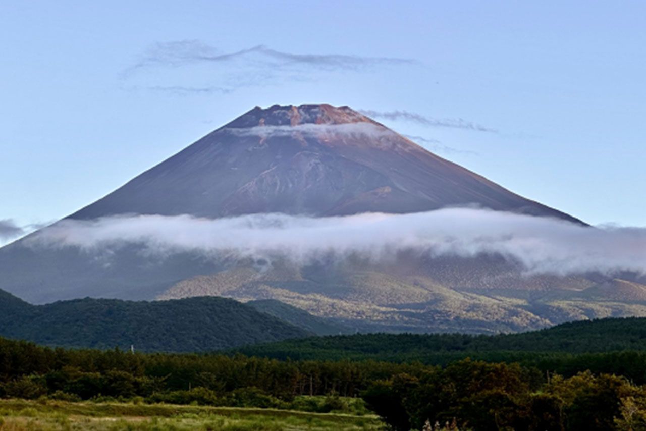 夏の富士山