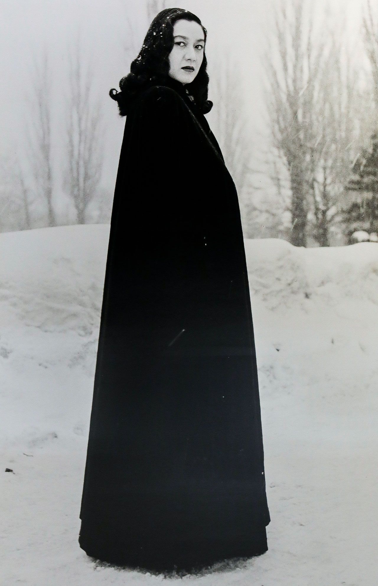 原さんが撮影中だった映画『白痴』の北海道ロケでのショット　(C)Yuji Hayata／JDC