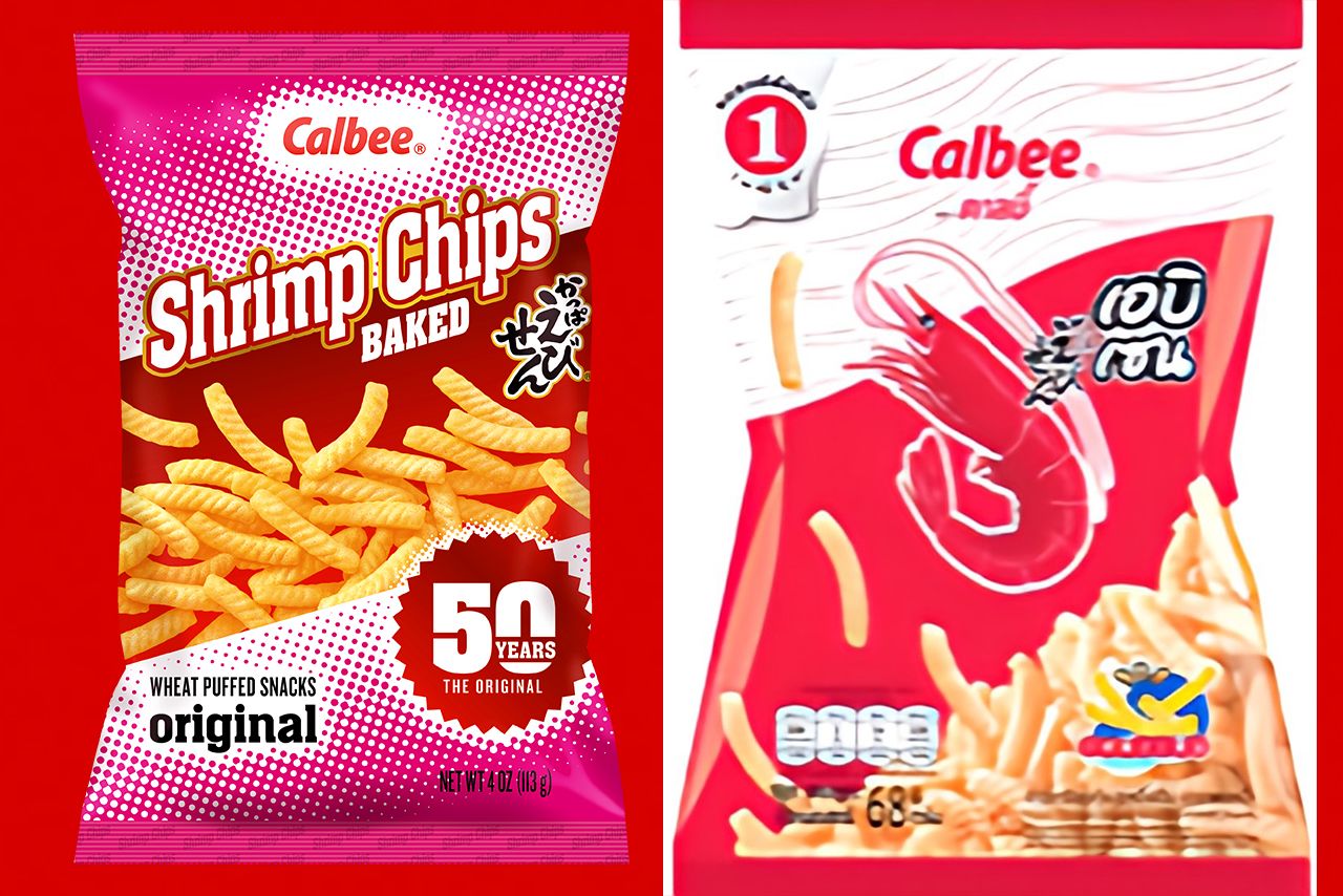 アメリカ（左）やタイ（右）など海外でも販売され親しまれている