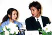 ドラマ『GOOD LUCK!!』('03年)制作発表時の、木村拓哉と柴咲コウ