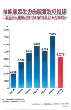 法務省入国管理局入国在留課の作成資料より