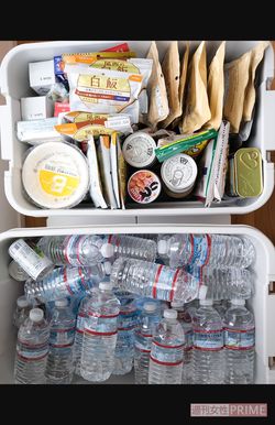 食料品や飲料水なども備蓄