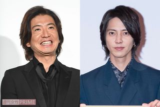 （写真左から）木村拓哉、山下智久