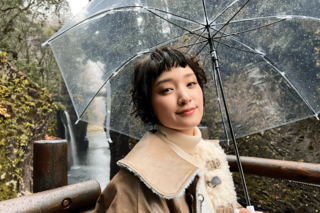 高千穂でのオフショットを公開した剛力彩芽（剛力彩芽公式Xより）