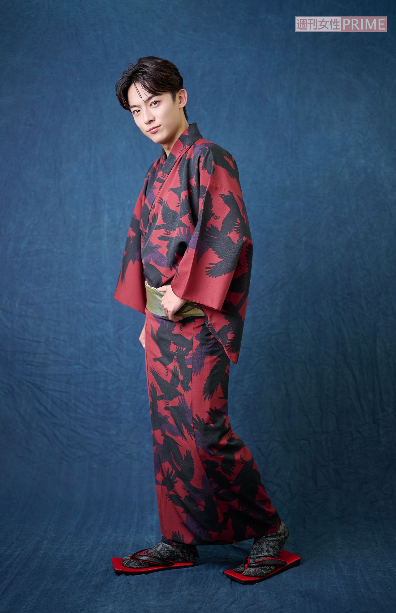 辰巳ゆうと　撮影／渡邉智裕衣装協力／男の着物藤木屋