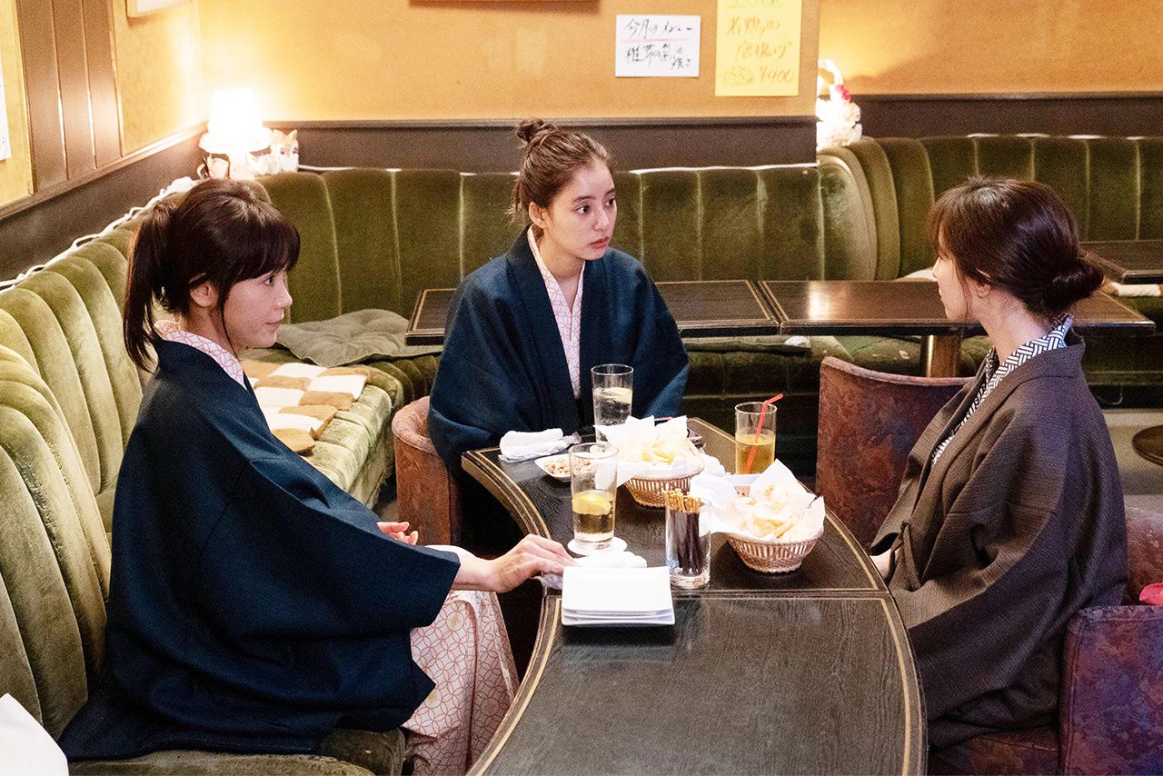 ひろ美だけでなく、さくら、むぎとの交流で、ユリカはモトカレマニアを卒業？　(c)フジテレビ