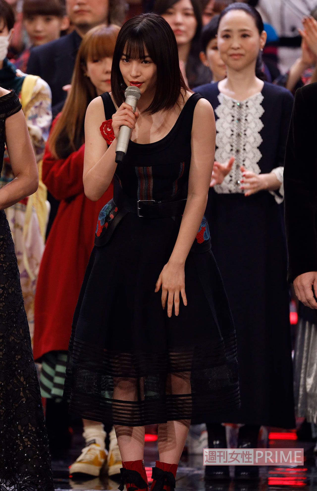 リハーサル中の広瀬すず