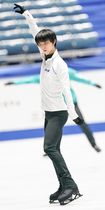 ショートプログラムで歴代最高得点を出した羽生結弦 撮影/坂本清