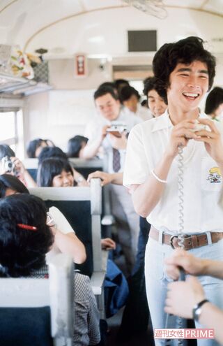 1975年、ファンの集いで那須高原へ　 撮影／週刊女性写真班