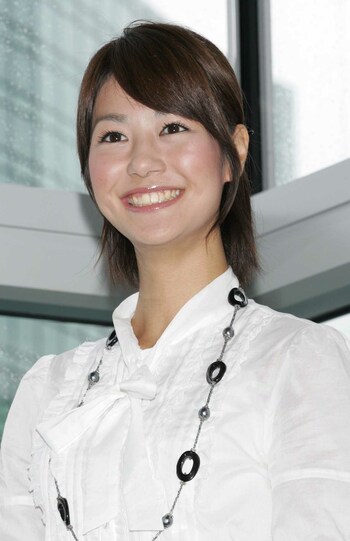 日本テレビ入社1年目の初々しい夏目三久アナ。『おもいッきりイイ!!テレビ』記者会見にて（2007年9月12日）