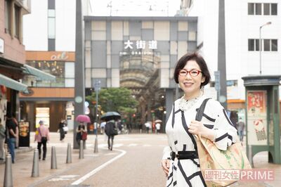 松山市にある大街道商店街は、よく訪れる場所だという。近くには松山城などのスポットもある　写真／北村史成