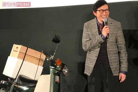 映画『そらのレストラン』札幌・完成披露試写会　鈴井貴之　撮影／乗田綾子