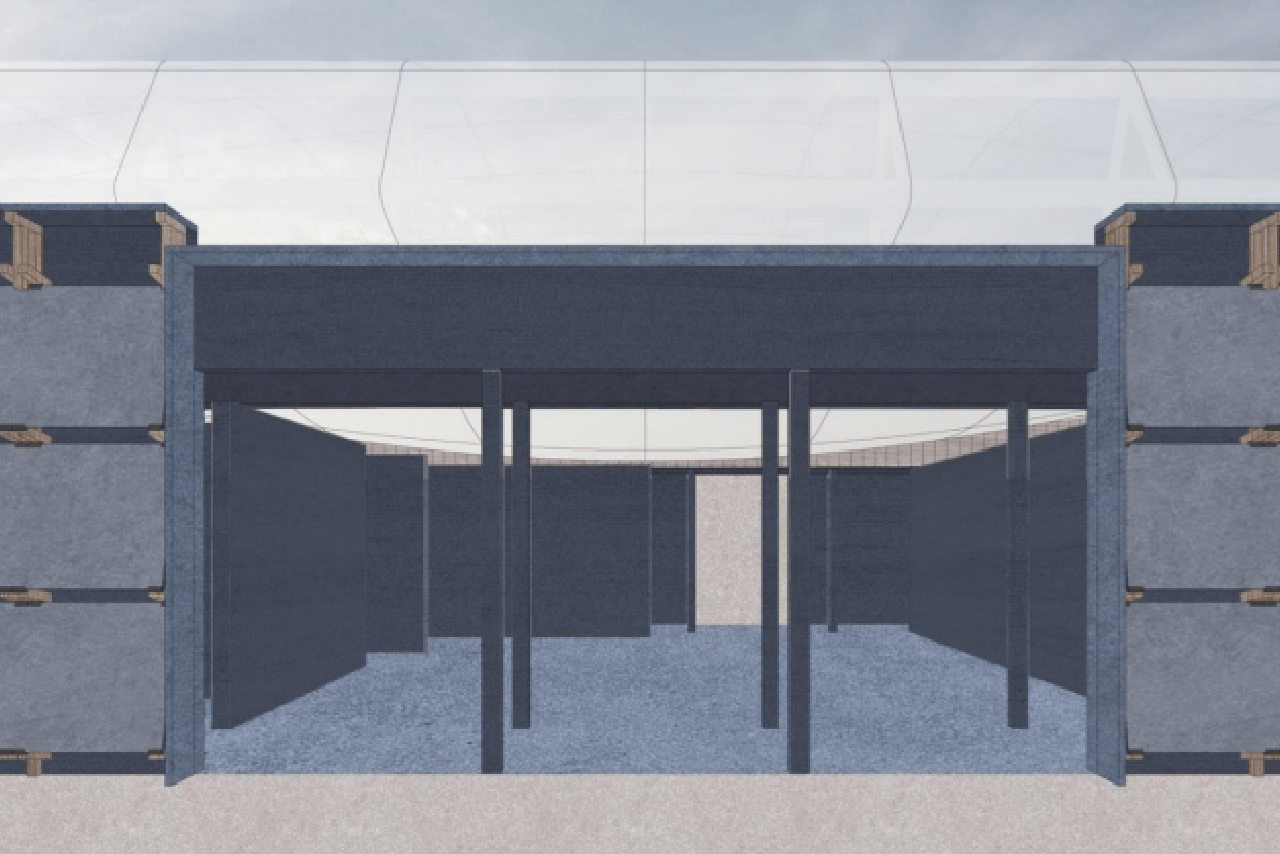 風船のような屋根をもったトイレのイメージ図（EXPO2025プレスリリースより）