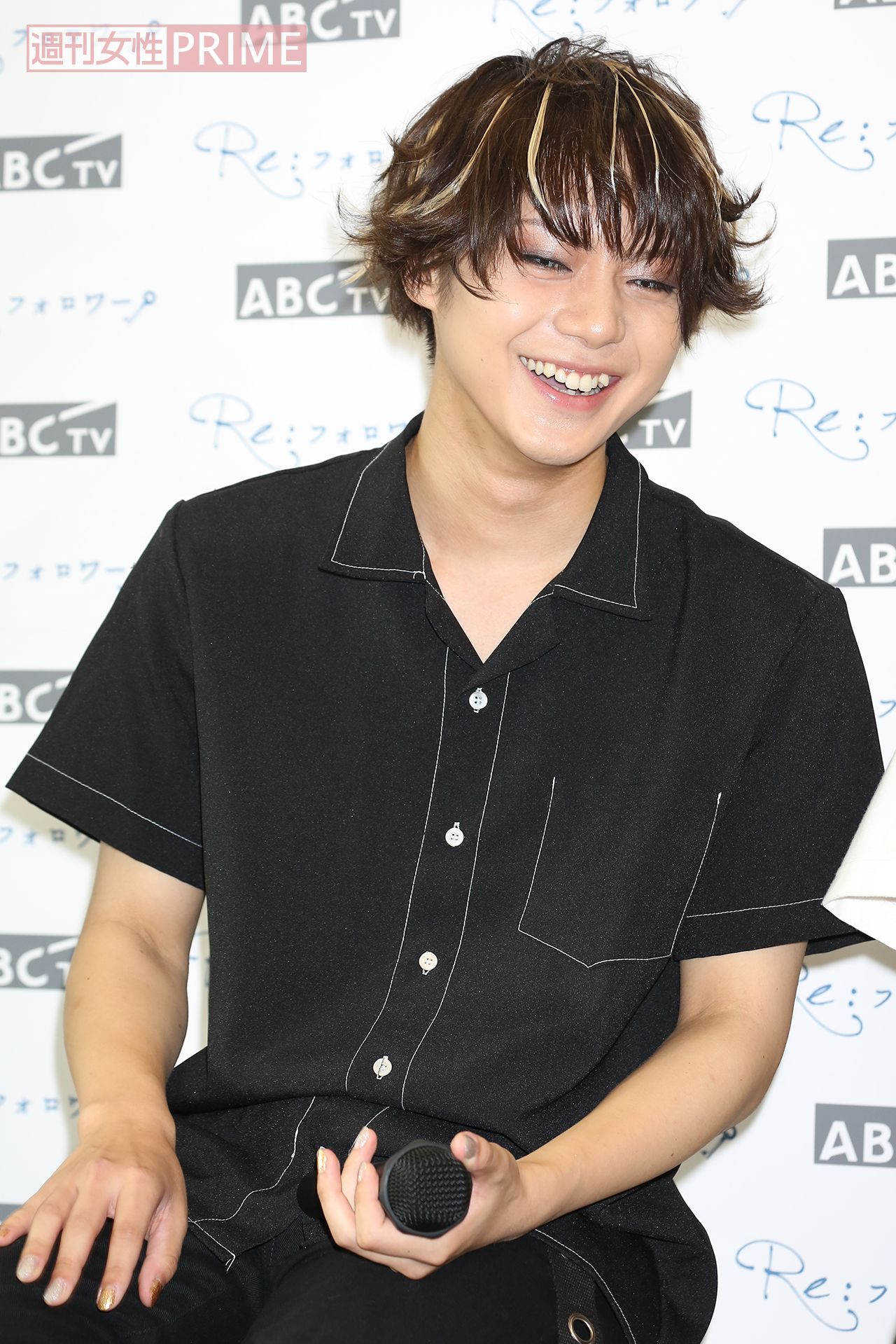 ドラマ『Re：フォロワー』の制作発表記者会見に出席した佐藤流司