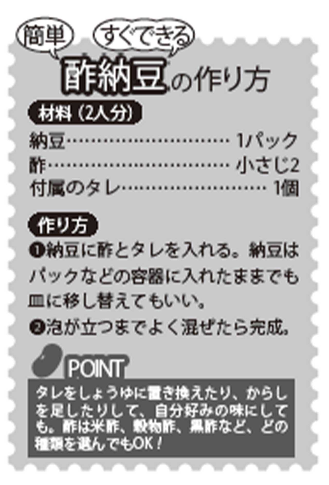 《簡単!すぐできる!酢納豆の作り方》
