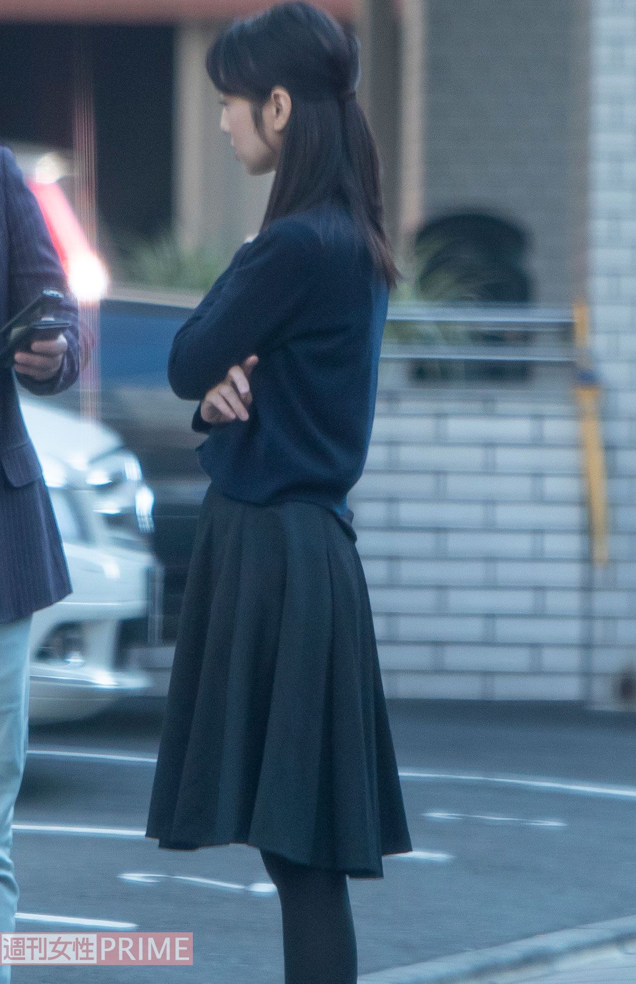 直撃を受ける小倉優子