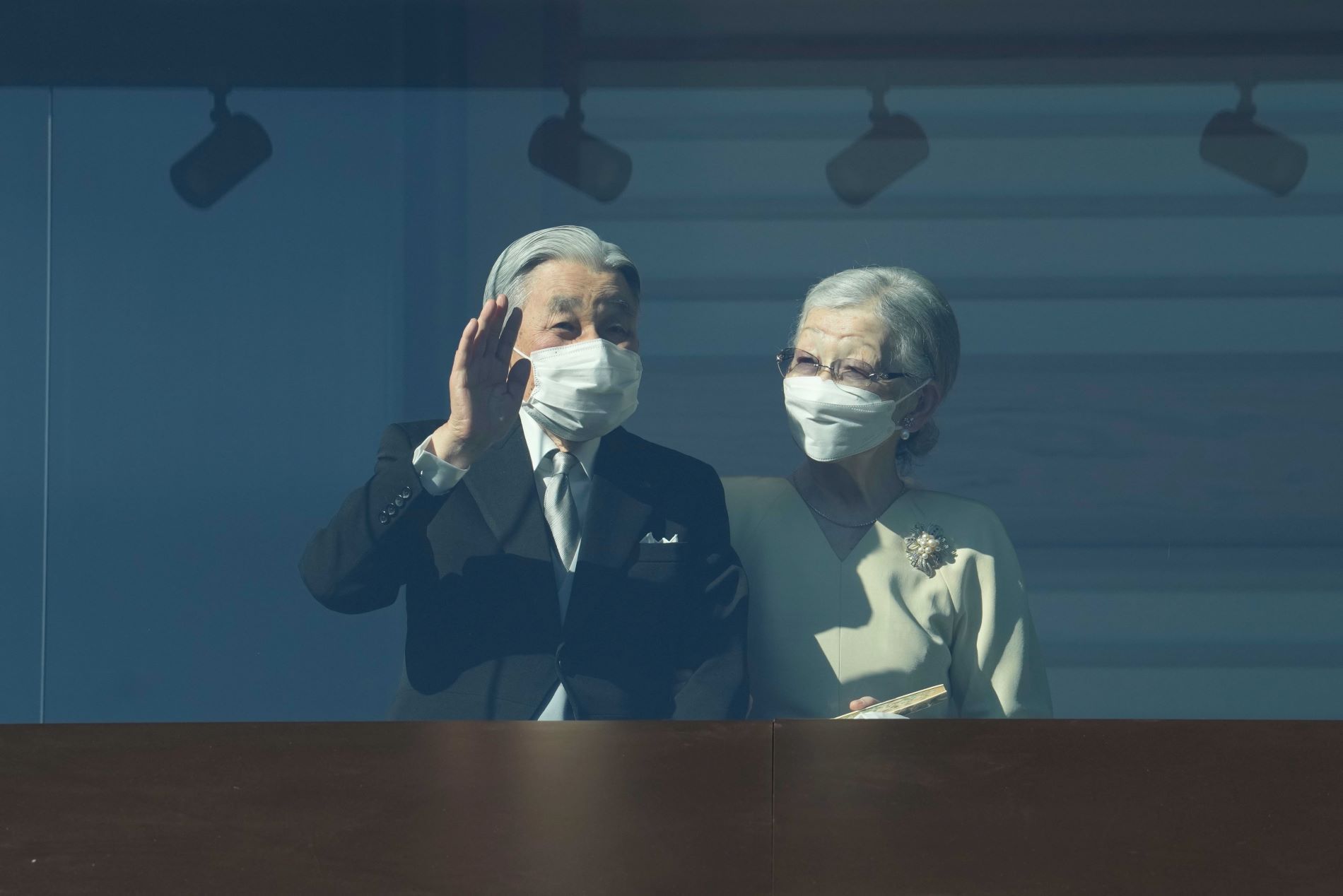 2023年、新年一般参賀に参列された上皇ご夫妻（2024年の新年一般参賀は中止）