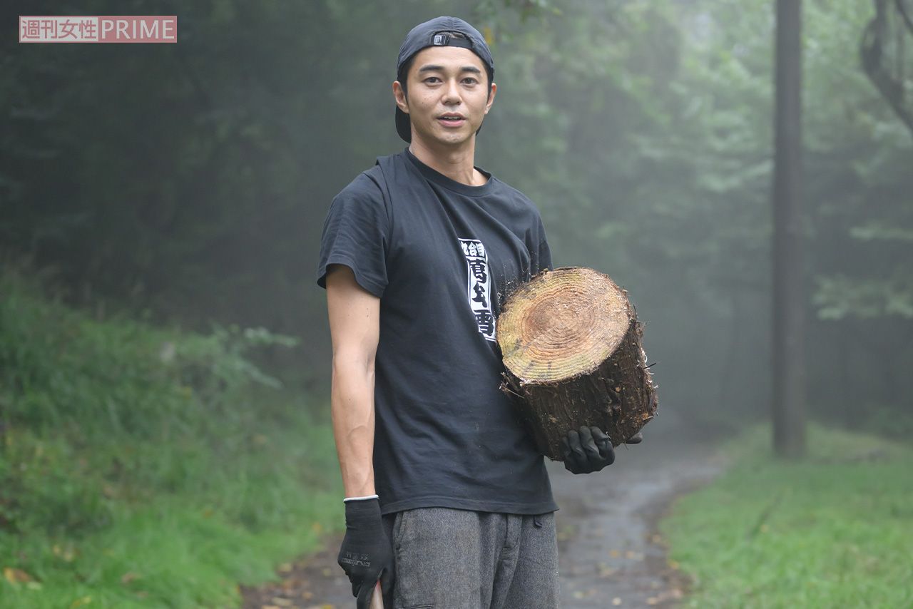 東出昌大の山暮らし生活に密着