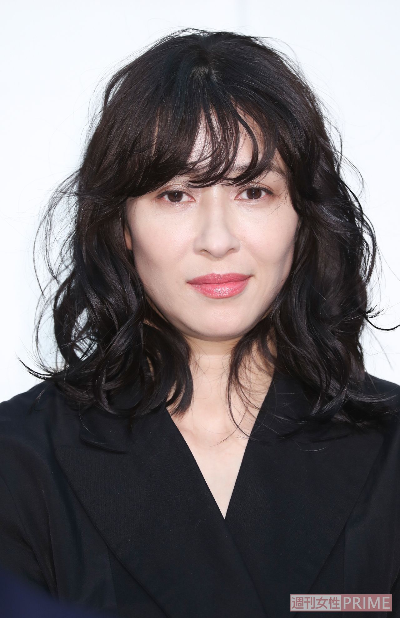 NHK朝ドラ『スカーレット』新キャスト発表会見での水野美紀（'19年）