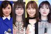 写真左から永野芽郁、橋本環奈、川口春奈、指原莉乃