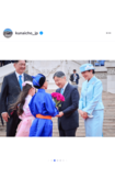 モンゴル公式訪問中、歓迎式典に出席した天皇、皇后両陛下(宮内庁インスタグラムより)