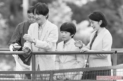 ブータンの農場に足を運ばれ、ウシ科の希少動物『ターキン』を見学された（8月20日）